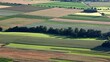 Felder im Sommer - Luftaufnahme