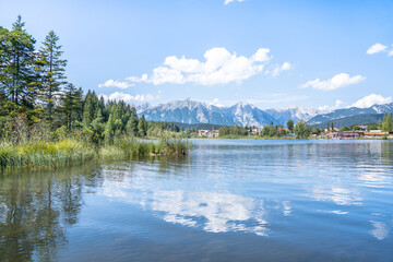 Wall Mural - Lake Wildsee at Seefeld in Tirol, Austria