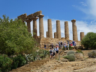 Valley of the Temples in Agrigento, Sicily, Italy