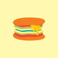 Wall Mural - burger