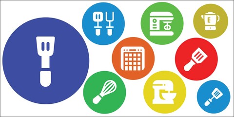 mixing icon set