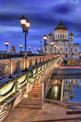 Wall Mural - Cathedral of Christ the Saviour in Moscow