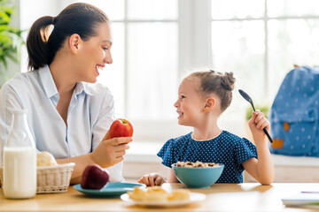 Healthy food at home.