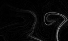 Abstract Lines With Wave Swirl Curve On Black White Background