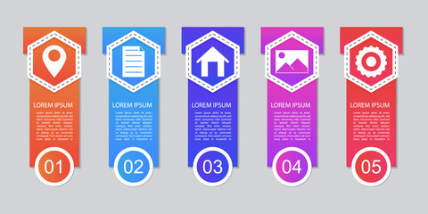 Poster - Vector Infographic design. Eps 10. Can be used for diagram, banner, number options, workflow layout, step up options or web design