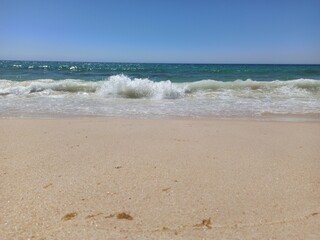 beach and sea