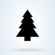Forest pine. vector Simple modern icon design illustration.