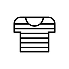 Poster - T-shirt icon. Simple line, outline vector elements of pirate icons for ui and ux, website or mobile application