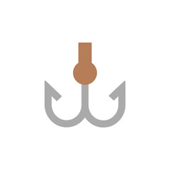 Poster - Pirate, hand icon. Simple color vector elements of pirate icons for ui and ux, website or mobile application