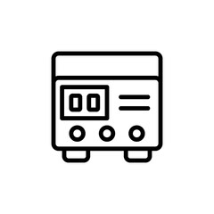 Poster - Tattoo machine, professional icon. Simple line, outline vector elements of tattooing icons for ui and ux, website or mobile application