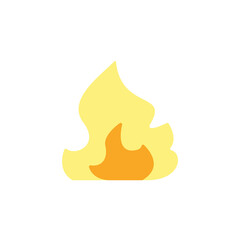 Poster - Fire, tattoo icon. Simple color vector elements of tattooing icons for ui and ux, website or mobile application