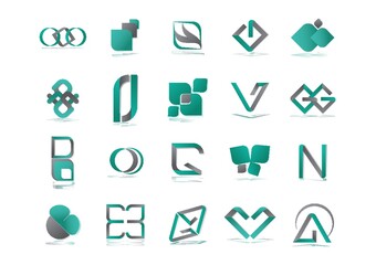 Sticker - abstract icon collection