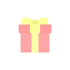 Poster - Gift, box, present icon. Simple color vector elements of present icons for ui and ux, website or mobile application