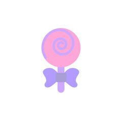 Poster - Present, lollypop icon. Simple color vector elements of present icons for ui and ux, website or mobile application
