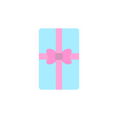 Poster - Gift, box, present icon. Simple color vector elements of present icons for ui and ux, website or mobile application