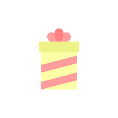 Poster - Gift, box, present icon. Simple color vector elements of present icons for ui and ux, website or mobile application