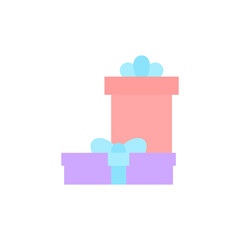 Poster - Gift, box, present icon. Simple color vector elements of present icons for ui and ux, website or mobile application