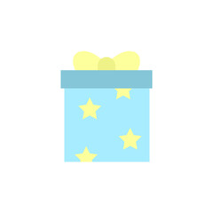 Poster - Gift, box, present, star icon. Simple color vector elements of present icons for ui and ux, website or mobile application