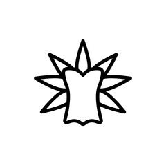 Poster - Carnival, costume icon. Simple line, outline vector elements of cultural activities icons for ui and ux, website or mobile application