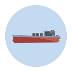 Wall Mural - tanker ship