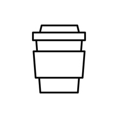 Poster - Cup, coffee icon. Simple line, outline vector elements of public catering icons for ui and ux, website or mobile application