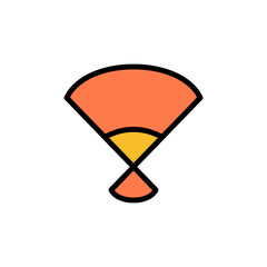 Poster - Fan, cultures icon. Simple color with outline vector elements of cultural activities icons for ui and ux, website or mobile application