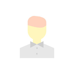 Poster - Avatar, waiter icon. Simple color vector elements of public catering icons for ui and ux, website or mobile application