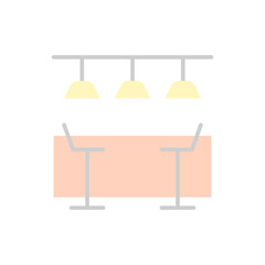 Poster - Bar, restaurant icon. Simple color vector elements of public catering icons for ui and ux, website or mobile application