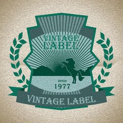 Poster - vintage label