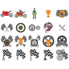 Sticker - motor race collection