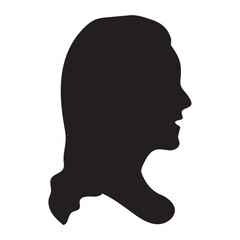 Poster - silhouette of a woman