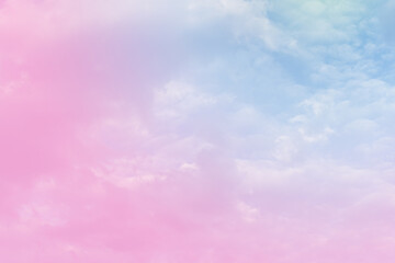 Wall Mural - cloud background with a pastel colour