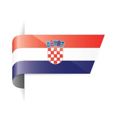 Wall Mural - croatia flag