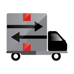 Poster - delivery truck