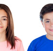 © Gelpi - Two adorable teenagers looking at camera