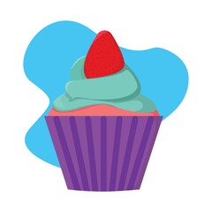 Wall Mural - cupcake