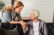 © InsideCreativeHouse - Elderly woman having private home care with social service