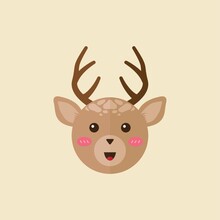 Reindeer Smiling