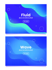 Poster - Abstract Fluid Creative Templates Cards Color Covers Set . Geometric Design Liquids Shapes . Pastel and Neon Design Geometric Fluid Graphic Shape Vector Background