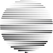 © miloje - Speed Lines in arrow Form . Vector Illustration .Technology  Logo . Design element . Abstract Geometric shape .