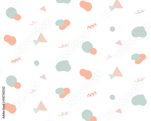 色々な図形の手描きのパターン おしゃれ 北欧風 かわいい 模様 背景 Kaufen Sie Diese Illustration Und Finden Sie Ahnliche Illustrationen Auf Adobe Stock Adobe Stock