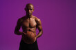 © Drobot Dean - Fitness sports man holding basketball