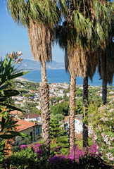 Wall Mural - Panorama of the Circeo coast - Latina Italy