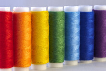 Rainbow Colour Sewing Threads