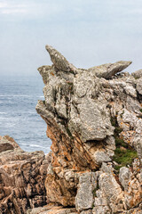 Wall Mural - rocky coast of the island of Ouessant, off Brittany