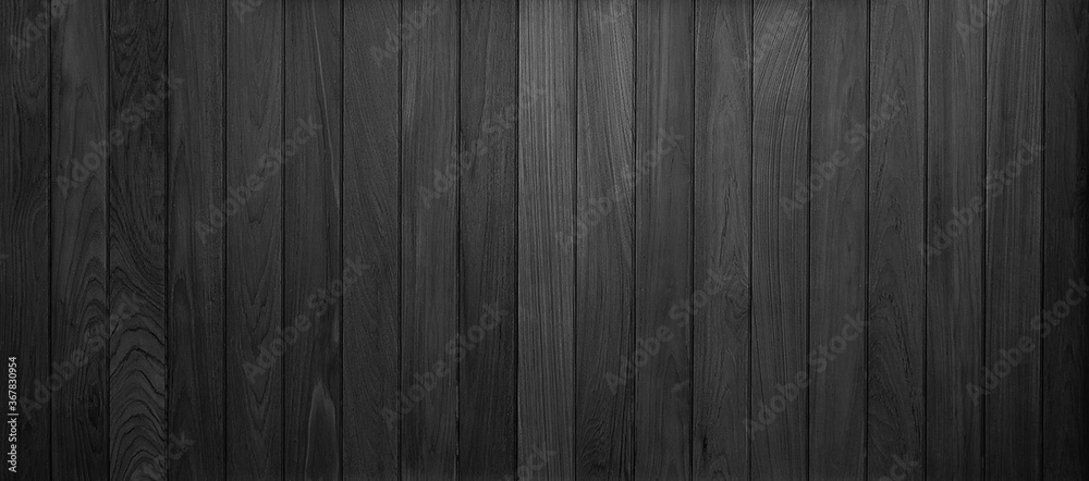 black wood plank texture background - obrazy, fototapety, plakaty 