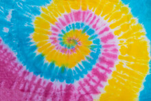 Colorful Abstract Psychedelic Ice Tie Dye Swirl Design