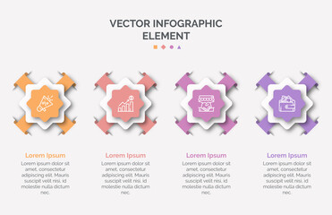 Wall Mural - vector illustration of infographic elements