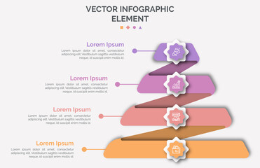 Wall Mural - modern infographic template