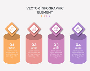 Wall Mural - modern design template for infographics